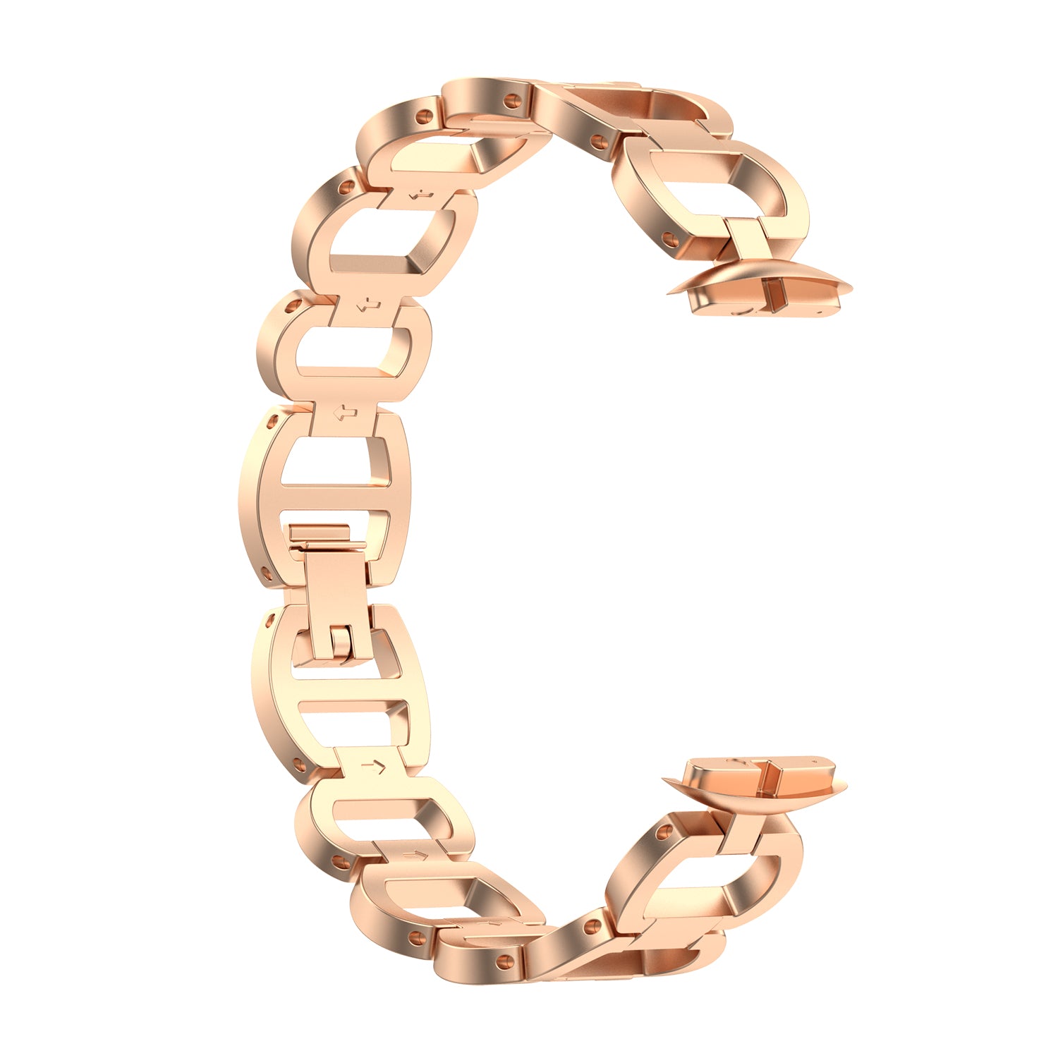 Armbåndstil rustfrit stål urrem udskiftning til Fitbit Luxe Special Edition Armbåndstil rustfrit stål urrem udskiftning til Fitbit Luxe Special Edition